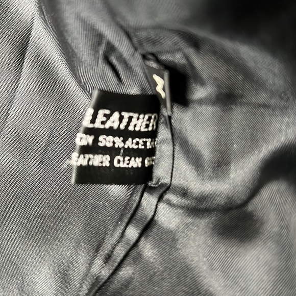 Vintage Winlit Black Leather Trench - Picture 6 of 6